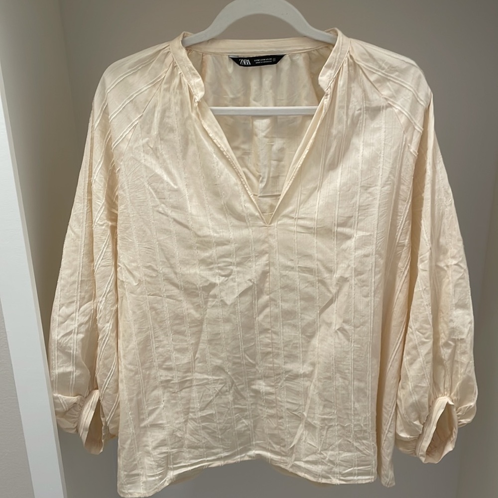 Zara cream top